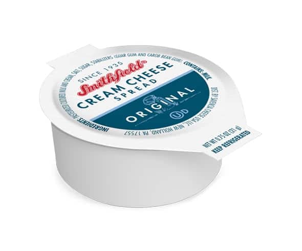 Smithfield Plain Cream Cheese Cups, 1 oz., Pack of 100