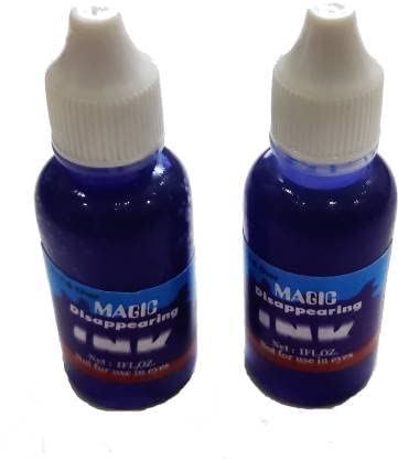 Crazy Sutra® Magic Trick, Prank Your Friends Disappearing Ink Bottles (Magic Ink Pack of 2)