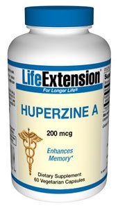 Life ExtensionHuperzine A 200 Mg Vegetarian Capsules, 60 Count