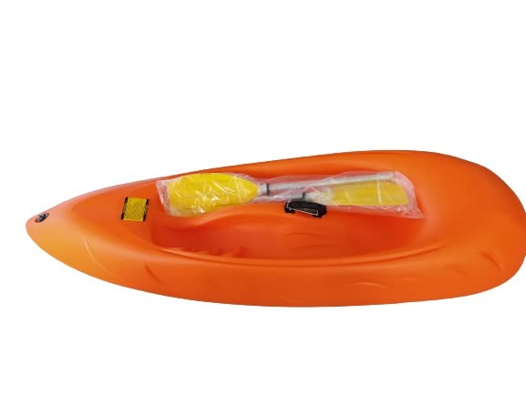 WinnerDoris 1 Person SOT Kids Kayak Orange with Single Paddle