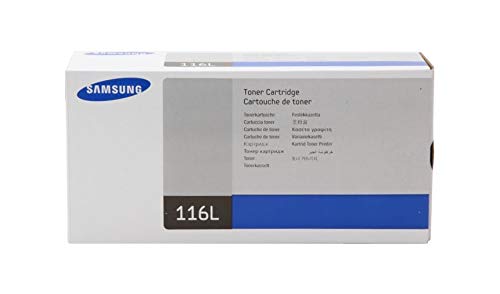 Samsung MLT-D116L Xpress M2625 M2626 M2625 M2675 M2676 M2825 M2826 M2835 M2875 M2876 M2885 Toner Cartridge (Black) in Retail Packaging