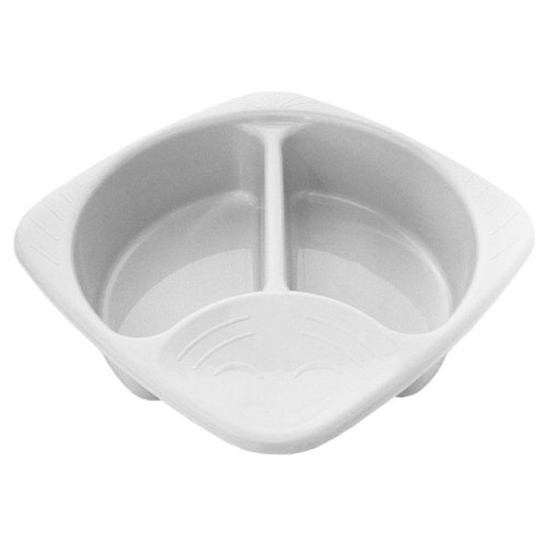 Junior Joy White Plastic Top and Tail Bowl for Baby