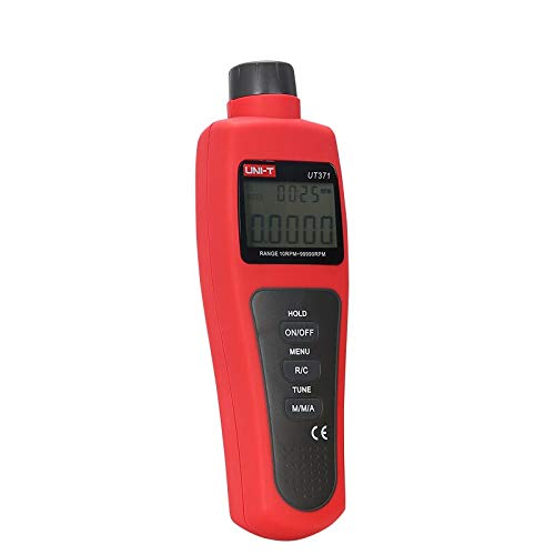 Uni-T Ecvv Uni-T Ut371 99999 Counts New Air Speed Anemometro Data Hold Non-Contact Digital Professional Tachometers