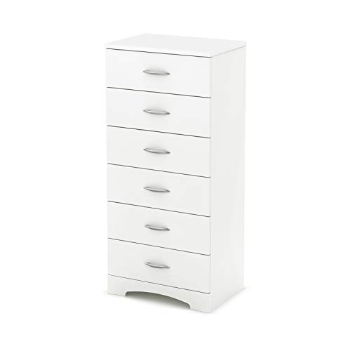 South ShoreStep One 6-Drawer Lingerie Chest, Pure White