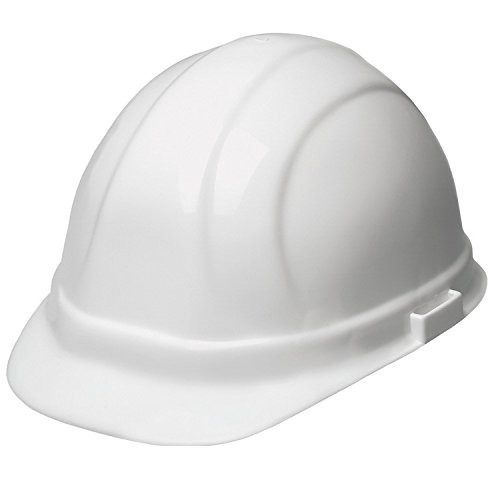 Erb 19951 84-532 Hard Hat with Ratchet Adjustment, White, Standard