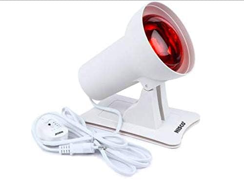 Nisco IR-01 Electric Infrared Lamp/Heat Therapy Lamp for Pain Relief Table Lamp (22 cm, White)