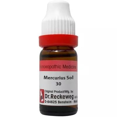 Dr Reckeweg Mercurius Solubilis 30 CH (11ml) || Pack of 2