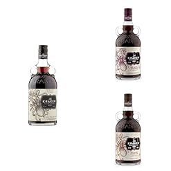 Kraken Black Spiced Rum Bundle Mix: Kraken Black Spiced Rum 70cl|Kraken Black Cherry and Madagascan Vanilla 70cl|Kraken Black Spiced Rum Roast Coffee 70 cl