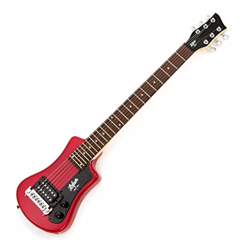 Hofner HCT-SH-R-O Shorty - Chitarra Compatta, Colore: Rosso, 7.6 x 20.3 x 76.2 cm