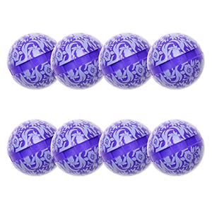 Eco-Fused Deodorizing Balls for Sneakers, Lockers, Gym Bags - 8 Pack - Neutralizes Sweat Odor - Also Great for Homes, Offices and Cars - Easy Twist Lock/Open Mechanism - Lavender Scent