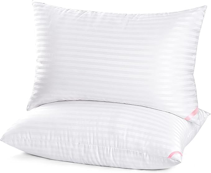 SOFTOC Hollow Microfiber Super Soft Luxurious White Bed Pillow for Comfortable Sleep (Pack of 1)