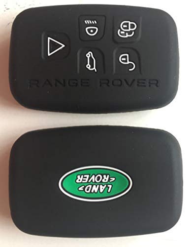 BICYCLISM Premium Silicone Smart Key Cover for Land Rover Range Rover Discovery Evoque