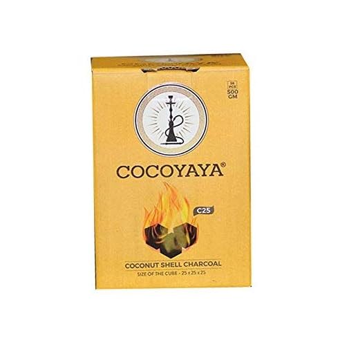 COCOYAYA Coconut Charcoal for Hookah 500G (36 pcs Each)