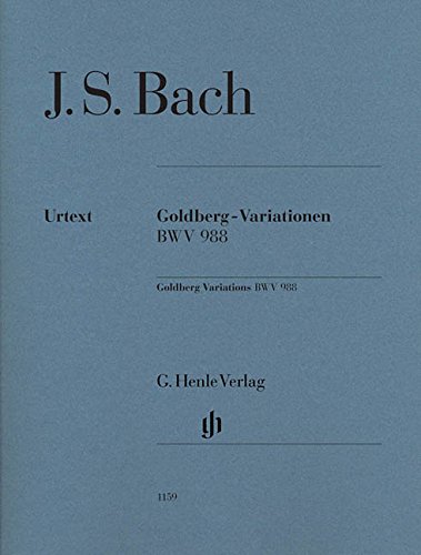 Goldberg Variations Bwv 988 Piano Edition Without Fingering (English, French and German Edition) (Multilingual Edition)