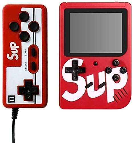 GSH 400 in 1 SUP Retro Game Box Console Handheld Game Pad with Remote / Led Screen / USB Rechargeable Portable Game Compatible with All Devices