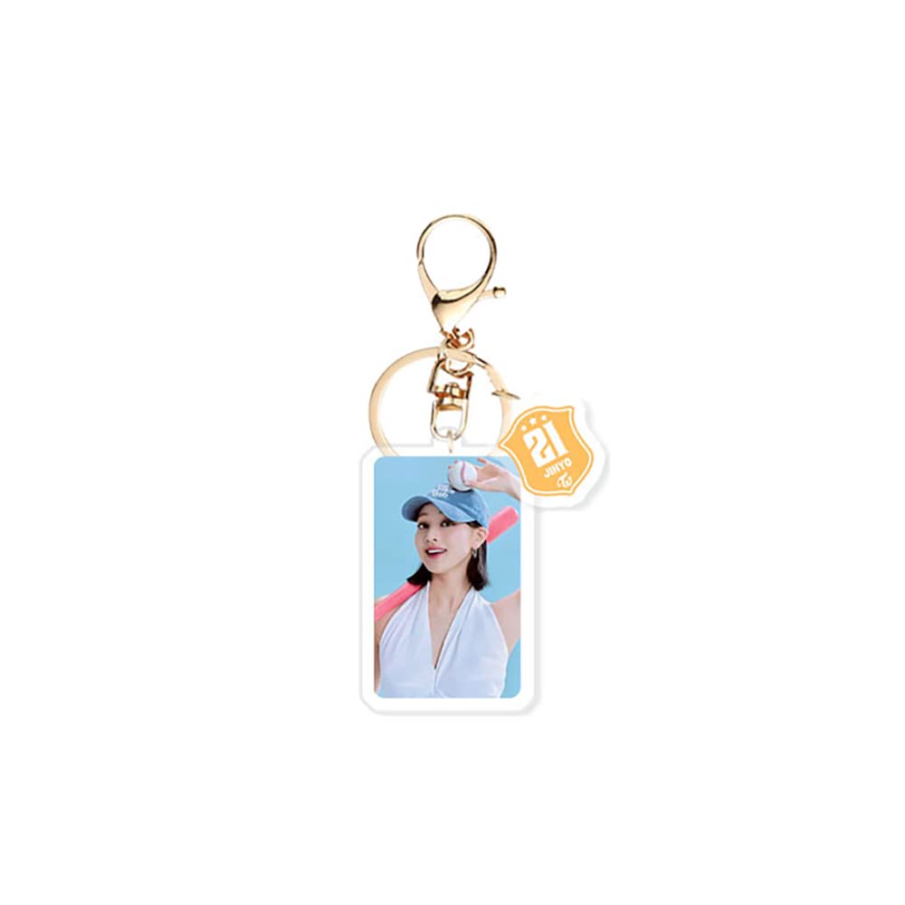 KPOP Keychain TWICE READY TO BE Keychain Acrylic Keyring Bag Pendant Accessories NAYEON Sana Mina Tzuyu Fans Gift