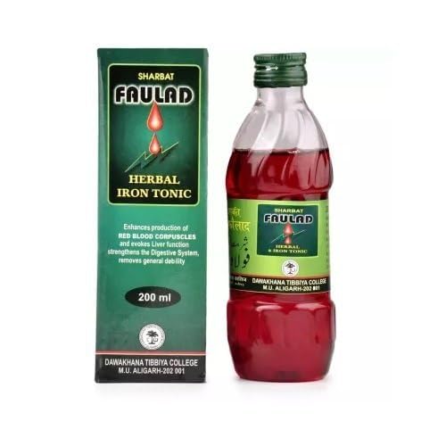 Dawakhana Tibbiya College Sharbat Faulad 200 ML (Pack of 3)