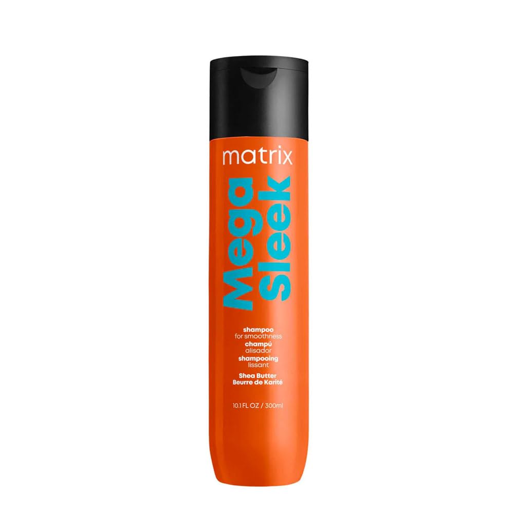 MatrixTotal Results | Mega Sleek | Shea Butter Frizz Controlling Smoothing Shampoo, 300 ml