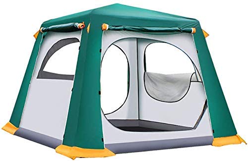 Camping Tent 5-8 Person Camping Tent Automatic Outdoor Tents Instant Cabana Waterproof Shade Canopy Tarp Compatible with Wilderness Survival Mountaineering Automatic Camping Tent good stuff