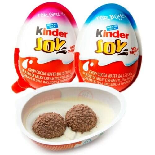 Kinder Surprise Joy Chocolate Joy for Boy & Girls by Kidzbuzz x 8 pcs