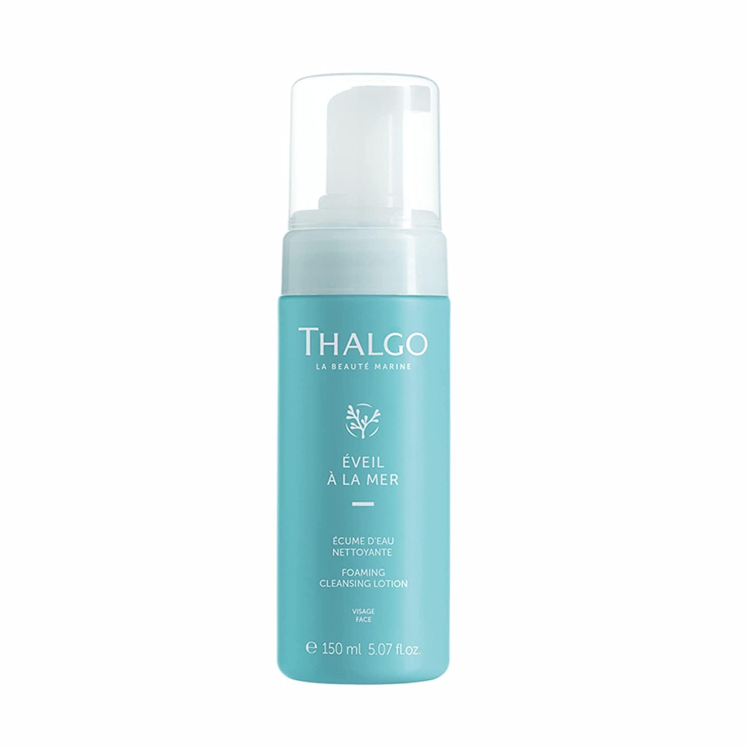 Thalgo Foaming Cleansing Lotion - Gentle Face Wash with Marine Algae & Aloe Vera for Soft, Hydrated Skin - 150ml