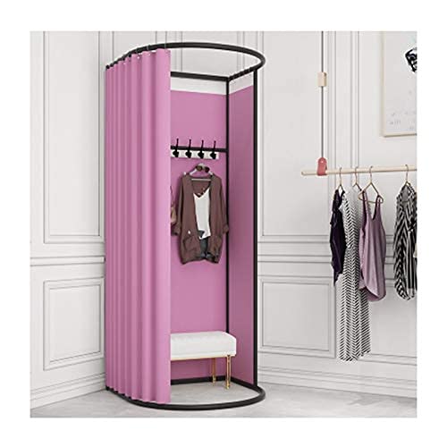 Leunlee Clothing Store Fitting Room, Temporary Fitting Room, Outdoor Dressing Tent, Privacy Screen Partition, Strong Load-Bearing,Removable, for Camping, Clothing Store, with Hook Fitting Room Dressin