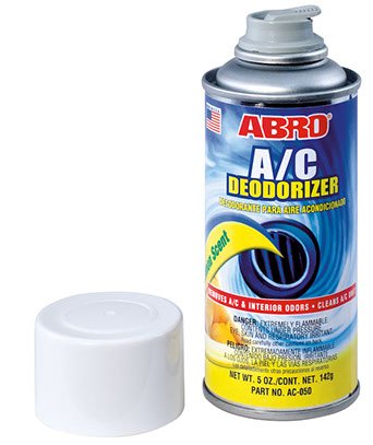 ABRO AC-050 A/C Deodorizer with Fresh Lemon Scent for Interior and A/C Odors Smell Removal for Car and Home Air Conditioner (142 g)