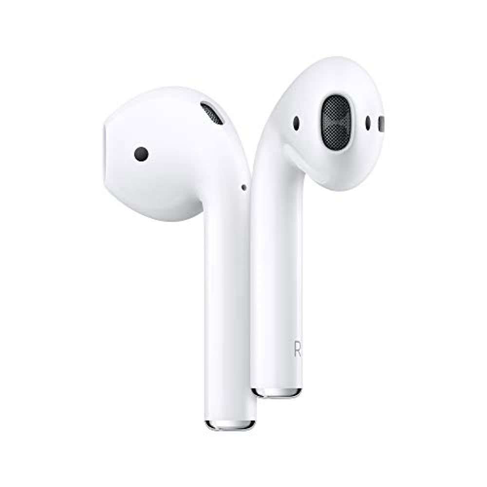 AppleAirPods Wireless Ear Buds, Bluetooth Headphones with Lightning Charging Case Included, Over 24 Hours of Battery Life, Effortless Setup for iPhone