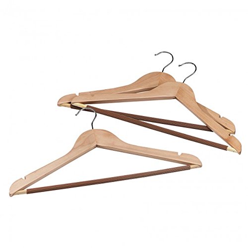 No 116714 Wooden Coat Hangers (Pack of 3)