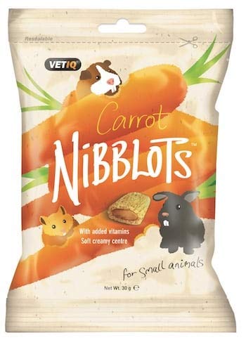 VetIQ Nibblots for Small Animals Carrots, 30g