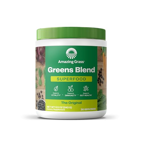 Amazing Grass Greens Blend Superfood: Greens Powder Mix for Energy,