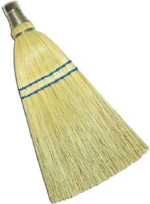 ABCO Products 00300-12 Whisk Broom, Corn Bristles, 2 Sews - Quantity 12