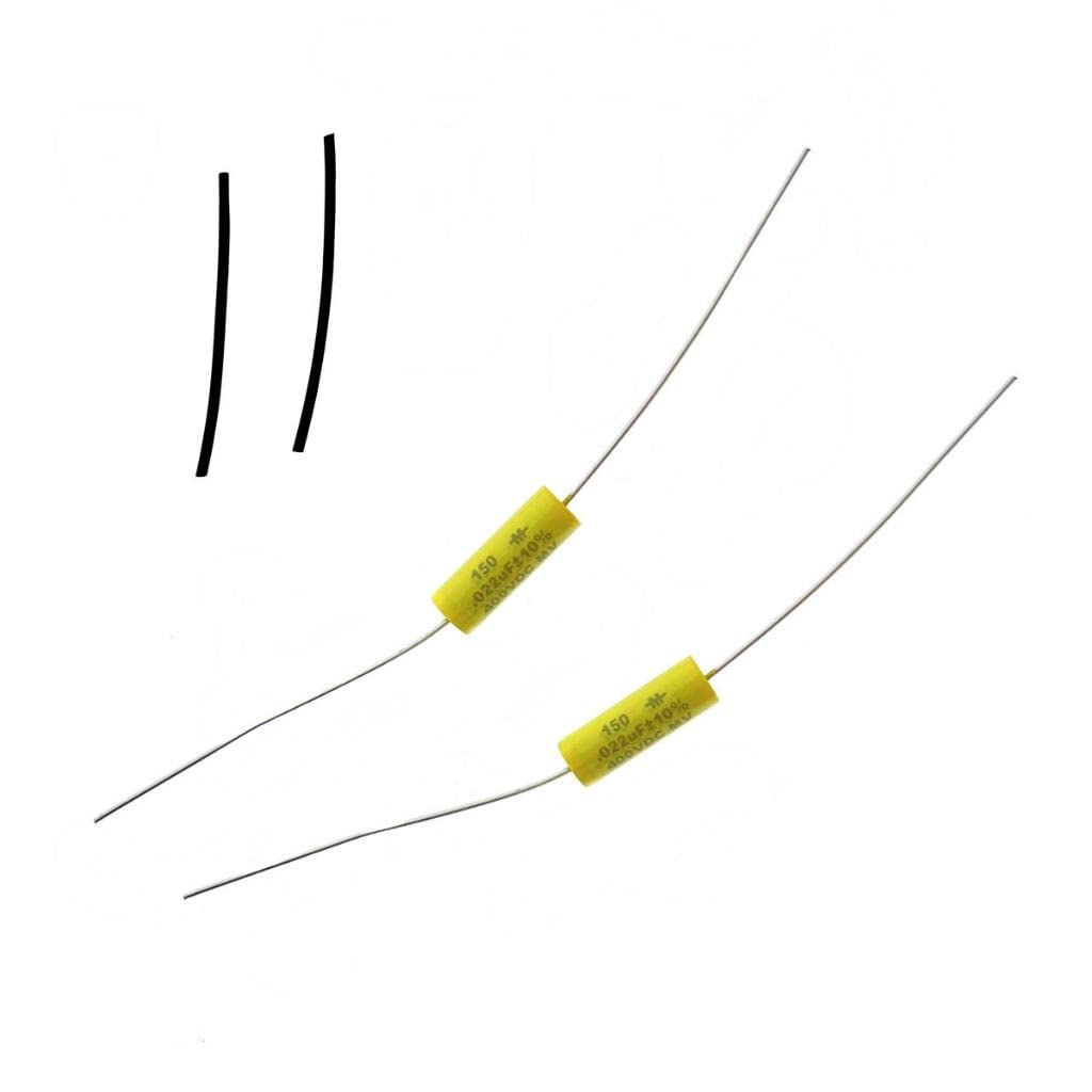 2-Pack Electric Guitar Bass Caps Mallory .022uf Caps Electric Guitar Bass Tone Cap Capacitors