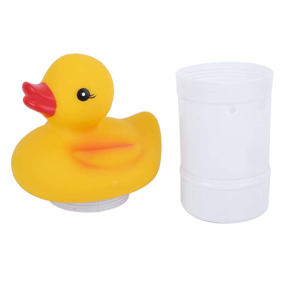 Pool Mini Chlorine Floating Dispenser, Cute Duck-Shape Floating Chemical Floater, Swimming Pool Chlorine Dispenser for 0.5-1In Tablet Pool Supplys Accessories