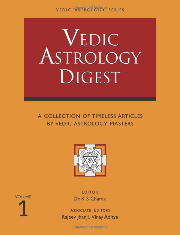 Vedic Astrology Digest Volume 1 Paperback – May 11, 2019