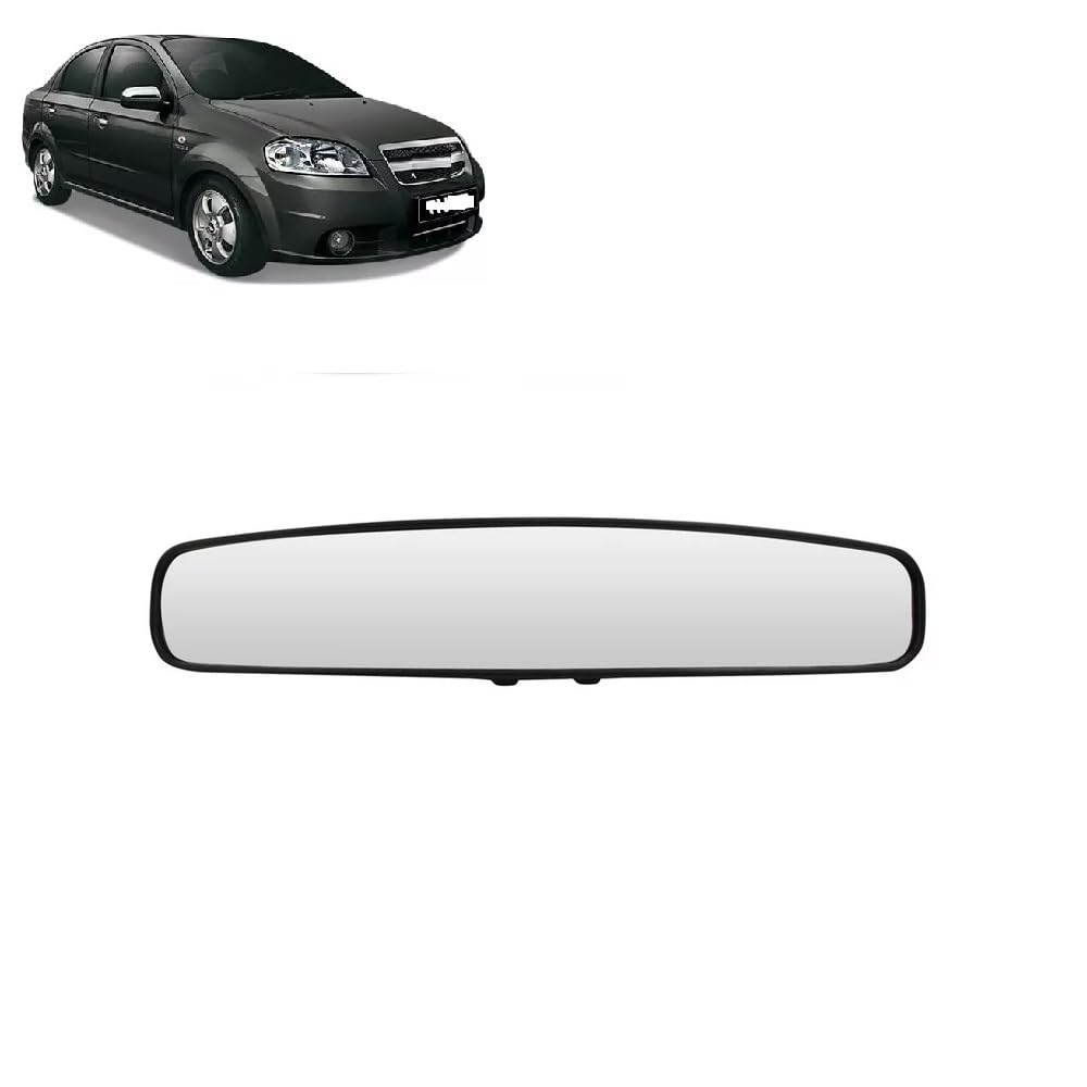 Wide Angle Large Size Rear View Mirror Panoramic View Convex Interior Mirror| Blind Spot suitable for Chevrolet Aveo