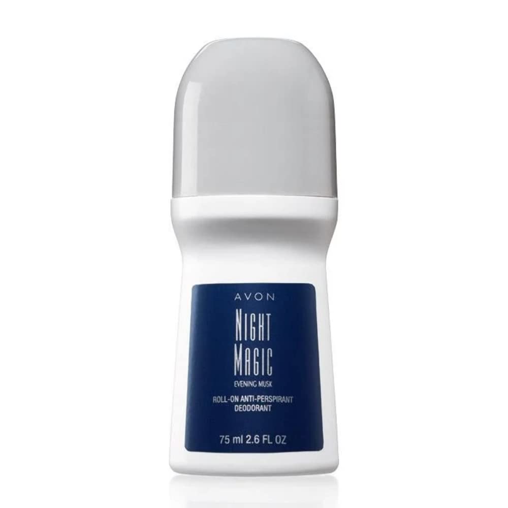 Avon Night Magic Evening Musk Roll-on Anti-perspirant Deodorant Bonus Size 2.6 Fl. Oz.