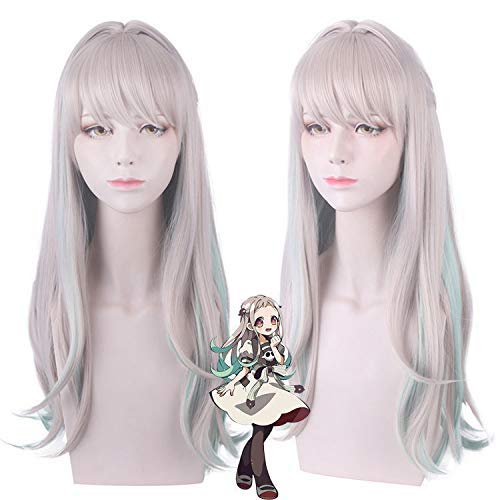 Wig for Perfect for everyday parties Cosplay Wig Bondage Boy Hanako-Kun Yaxun Ningning Micro-Roll Anime Wig