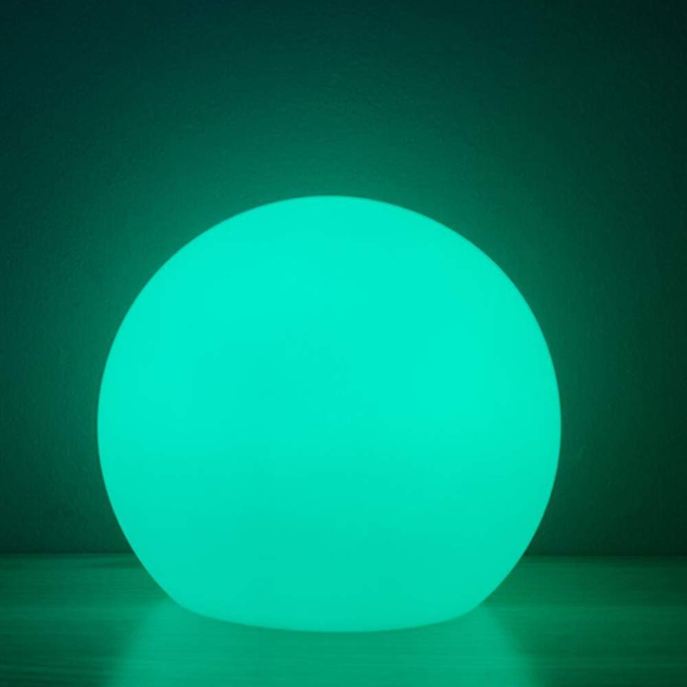 Borelor LED Ball Light, 6-Inch Rechargeable & Remote Control Globe Lights 16 RGB Colors Changing Indoor/Outdoor Night Light for Home/Party/Lawn/Desk Decoration