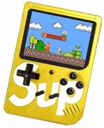 SAVVY BUCKET || SUP Game 400 in 1 Retro Game Box Console Handheld Video Game Box with TV Output ( Yellow )