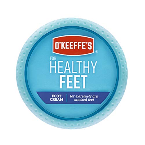 O'Keeffe'sfor Healthy Feet Foot Cream; Guaranteed Relief for Extremely Dry; Cracked Feet; Instantly Boosts Moisture Levels; 3.2 Ounce Jar; (Pack of 1)