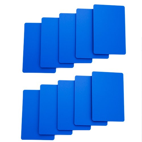 Brybelly Lot of 10 Bridge Size Cut Cards (Blue)