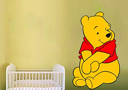 Meetcute™ Beautifull Pooh Wall Sticker for badroom, Living Room Sticker Decals