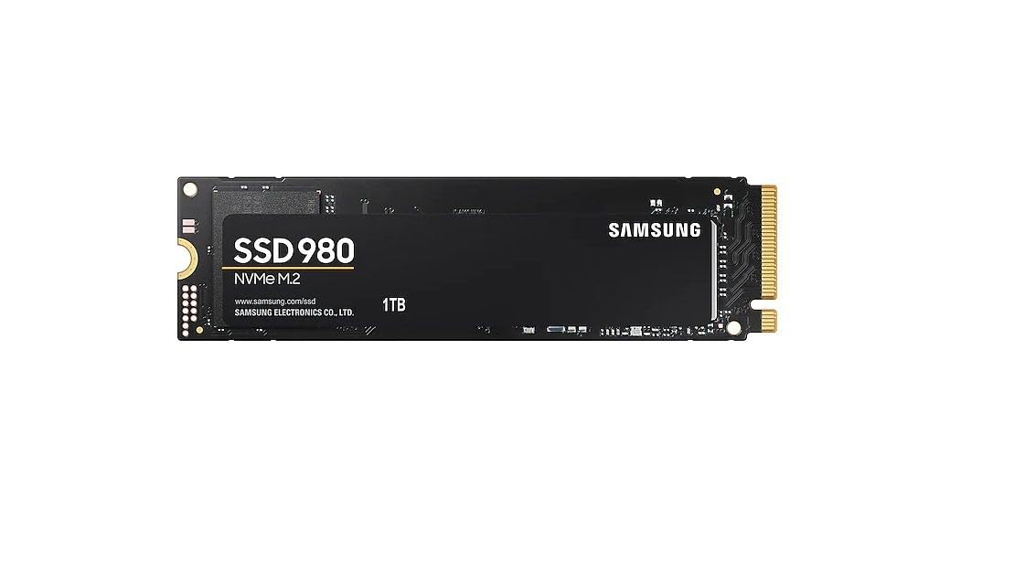 Samsung 980 1 TB PCIe 3.0 (up to 3.500 MB/s) NVMe M.2 Internal Solid State Drive (SSD) (MZ-V8V1T0BW)