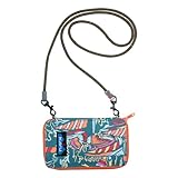 KAVU Go Time Bi-Fold Crossbody Wallet with Rope Strap - Sail Dreams