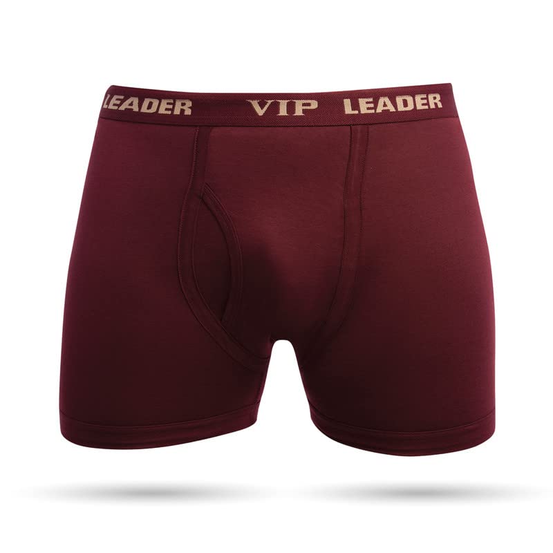 VIP Leader Men's Cotton Super Trunks, Colors & Prints May Vary