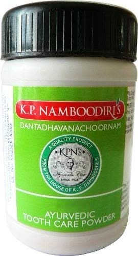 Radhe K.P. NAMBOODIRI S Tooth Powder-Strong - 80 Gram ( Ayurvedic Toothpowder 4 Pack )