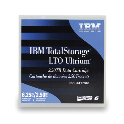 IBM LTO Ultrium-6 2.5TB/6.25TB (BaFe) Labeled Library Pack 20/PK