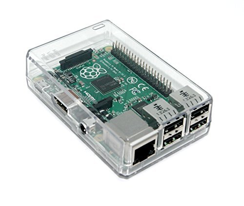 sb components Premium Transparent Closed Case for Raspberry Pi 2 Model B Good for Xbmc Users