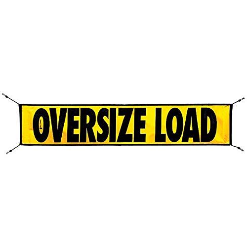 SafeTruck by Ms. Carita Mesh Oversize Load Banner with Bungees (CO Req) 12 Inch x 60 Inch